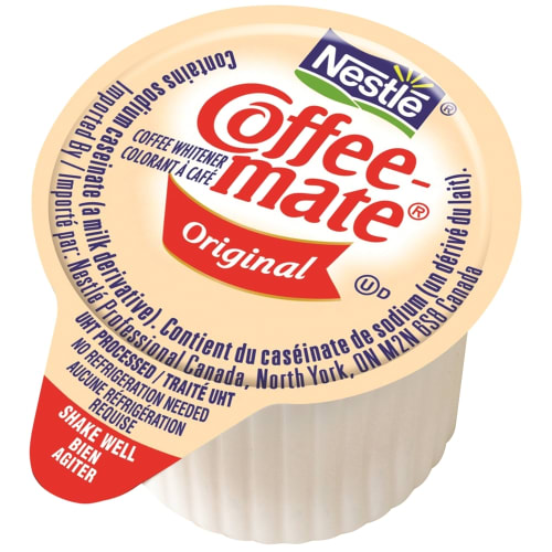 Nestle® Coffee-mate® Non-Dairy Liquid Creamer, Original Flavor, 11ml Single Serve Mini Cups